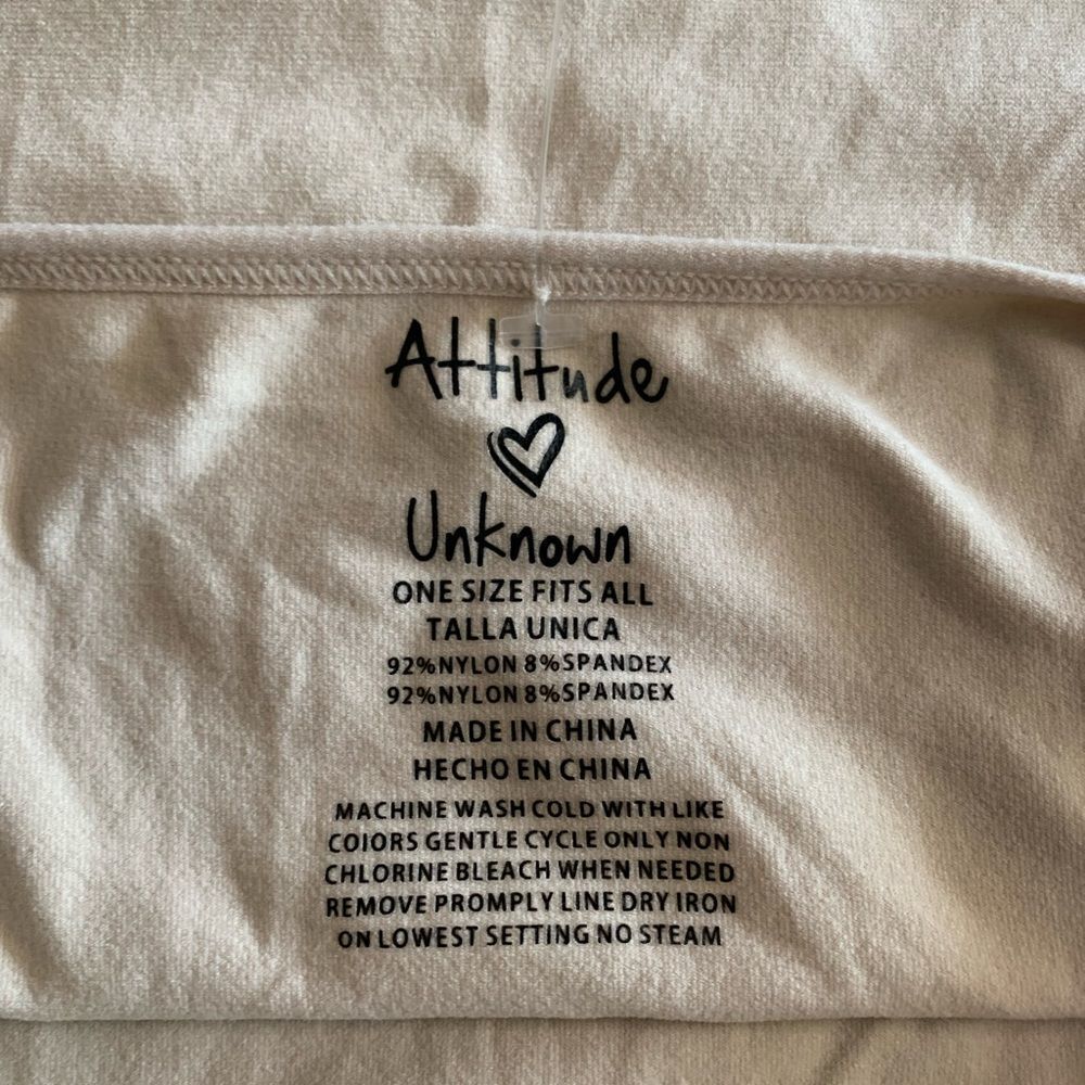 Attitude Unknown Beige Tank shape wear One Size - Picture 4 of 8
